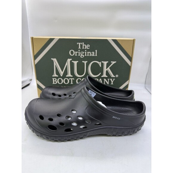 Muck Boots Men\'s Muckster Lite Black Clog Slip On Shoes MLC000 Size 12 M main image 5